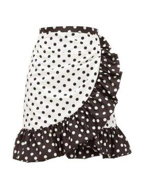 Rodarte Polka Dot Ruffled Skirt Size 4